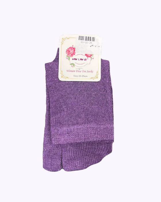 جوراب انگشتی نخی زنانه LUCKY SOCKS